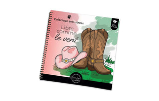Livre à colorier “Libre comme le vent”