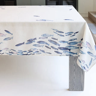 Nappe motif poissons