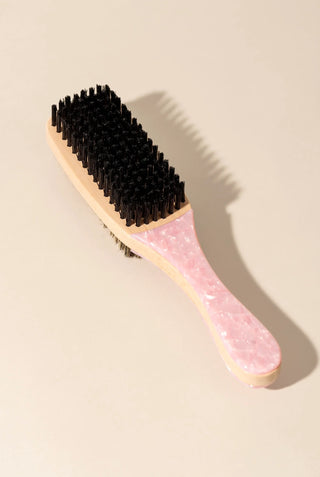 Brosse lissante double face