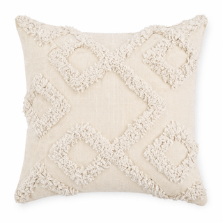 Coussin texturé motif géométrique