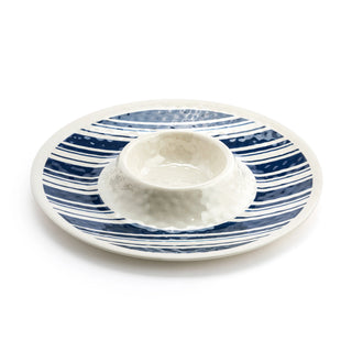 PLATEAU DE SERVICE AVEC TREMPETTE – INDIGO