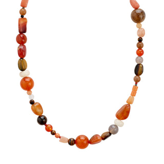IRIS necklace gold-plated/multi
