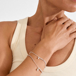 PRISM collier et bracelet breloques recyclés 2-en-1 argent