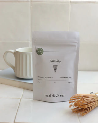 Thé matcha - Earl grey à la vanille
