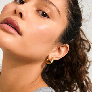 PHASE boucles d'oreilles anneaux recyclées