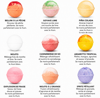 Pack de Rhum – 9 bombes cocktail