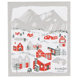 Linge suédois écologique – Village enneigé