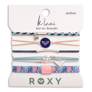 ENSEMBLE ÉLASTIQUES À CHEVEUX & BRACELETS – OCEAN BLOOM (ROXY)