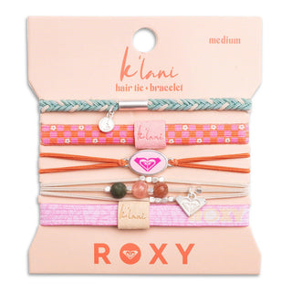 Ensemble Pink Tropics – Bracelets élastiques pour cheveux