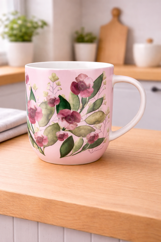 Tasse Bouquet – rose