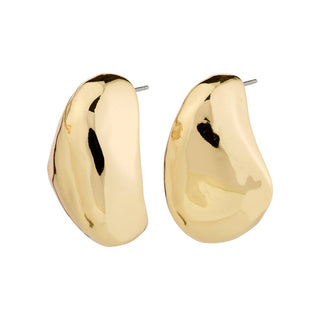 DUNE recycled earrings gold-plated