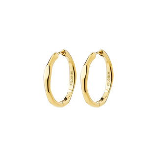 INNER - Boucles d'oreilles anneaux plaqués or