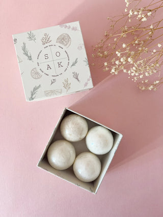 Coffret-cadeau de 4 mini bombes de bain