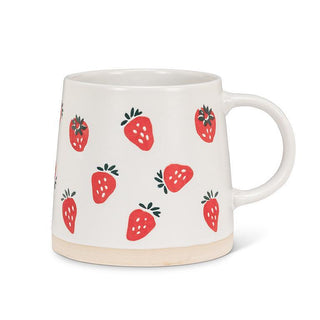 Tasse à large base avec fraises