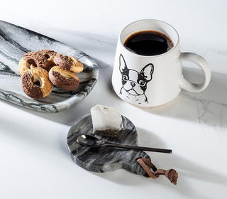 Tasse surdimensionnée avec Boston Terrier