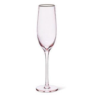 FLÛTE ROSE BORD DORÉ