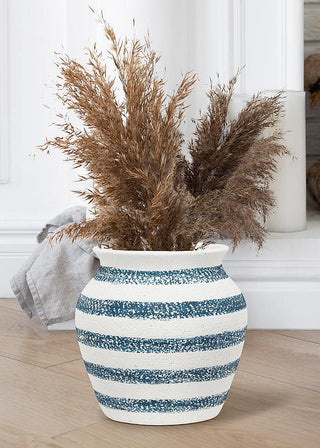 Grande jardinière rayée