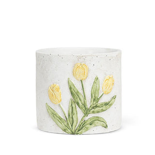 Jardinière avec tulipe
