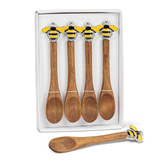 Cuillères à abeilles. Ensemble de 4