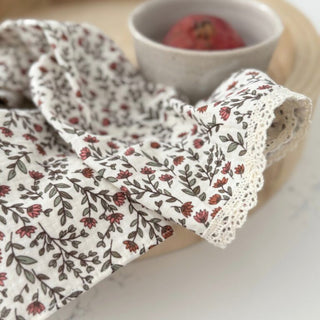 Linges à vaisselle en mousseline et coton – Ensemble de 2