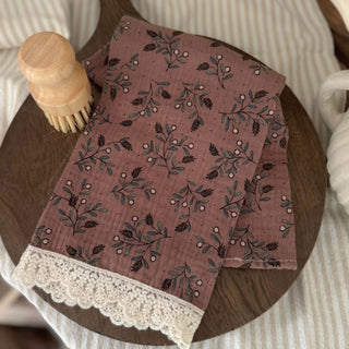 Linge à vaisselle en mousseline et coton
