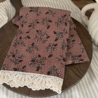 Linge à vaisselle en mousseline et coton