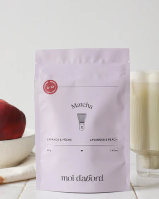 Thé matcha - Lavande & Pêche