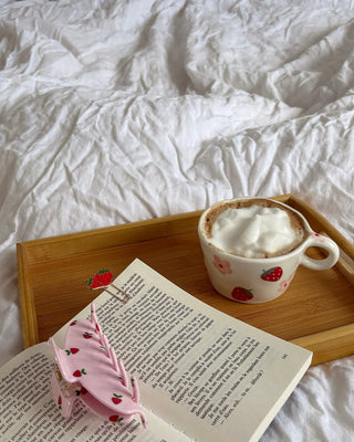 Tasse – fraises & fleurs