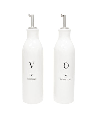 Ensemble de bouteilles pour huile et vinaigre