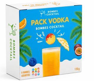Pack Vodka – 9 bombes cocktail