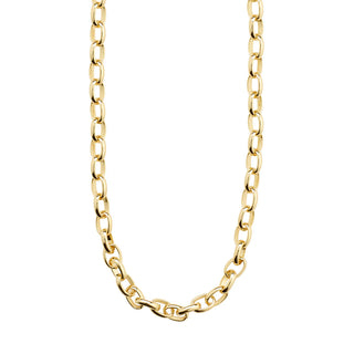 Collier à breloques recyclé or