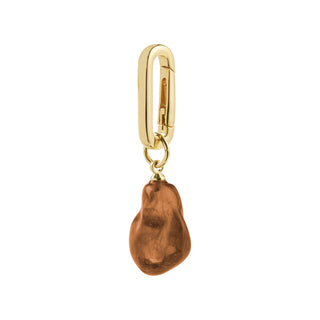 CHARM mold pendant. gold-plated