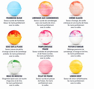 Pack Vodka – 9 bombes cocktail