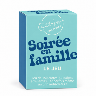 Jeu de cartes « Soirée en famille »