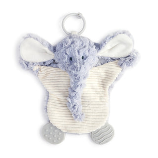 Doudou d’éveil Éléphant avec anneaux de dentition