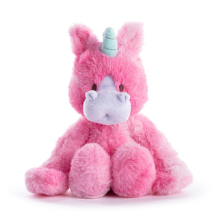 Petite peluche licorne rose