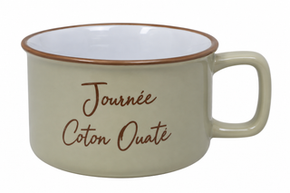 Grande tasse en céramique – Journée coton ouaté / Hoodie Day