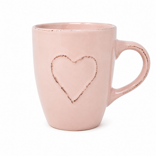 Tasse coeur rose