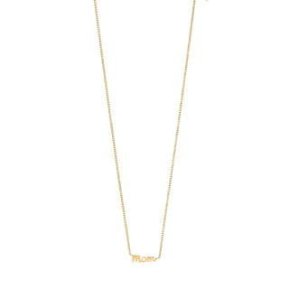 Collier MOM – Plaqué or