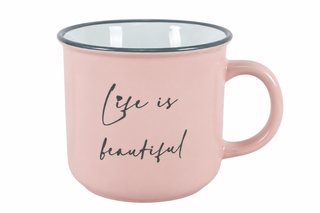 Tasse en céramique – La vie est belle / Life is Beautiful