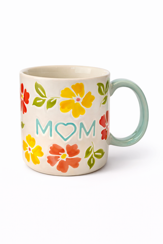 Tasse MOM fleurie
