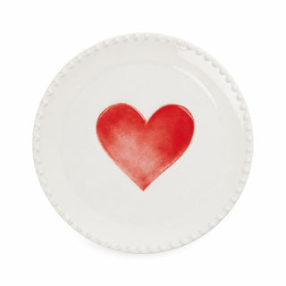ASSIETTE CŒUR – BLANC & ROUGE