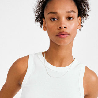 NIKITA - Collier chaîne lisse recyclé plaqué argent