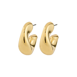 Boucles d’oreilles anneaux JENNINGS plaquées or