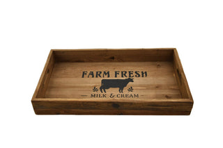 Plateau en bois rustique – Farm Fresh