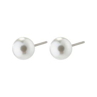 Boucles d'oreilles Jorie – Perles de verre nacrées plaqué or