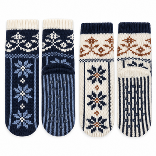Chaussons douillets en maille