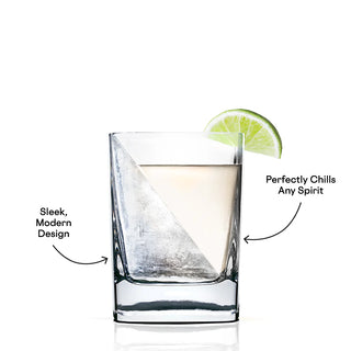 Tequila Triangle – Verre avec moule à glace