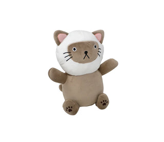 Peluche coussin chat
