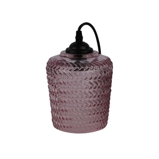 Lampe suspendue rose
